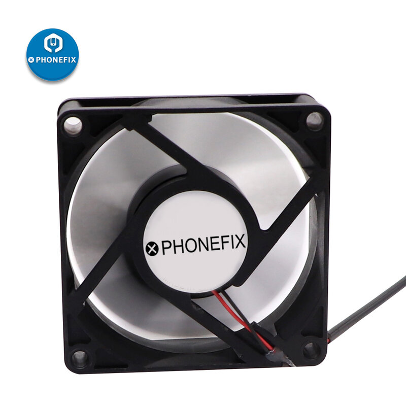 PHONEFIX-ممتص دخان مروحة صغيرة ، 5 فولت USB ، فلتر هواء لإزالة لحام الحديد ، إصلاح الهاتف الخلوي