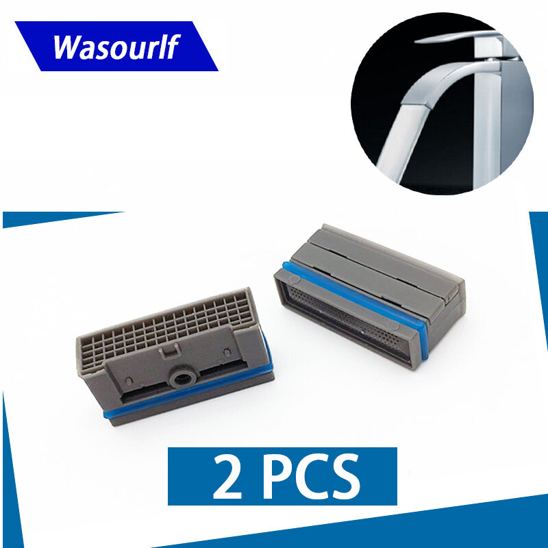WASOURLF 2 قطعة مستطيل مربع مهوية الفوار ذكر الموضوع توفير المياه ل صنبور الحنفية صنبور جزء اكسسوارات الحمام المطبخ