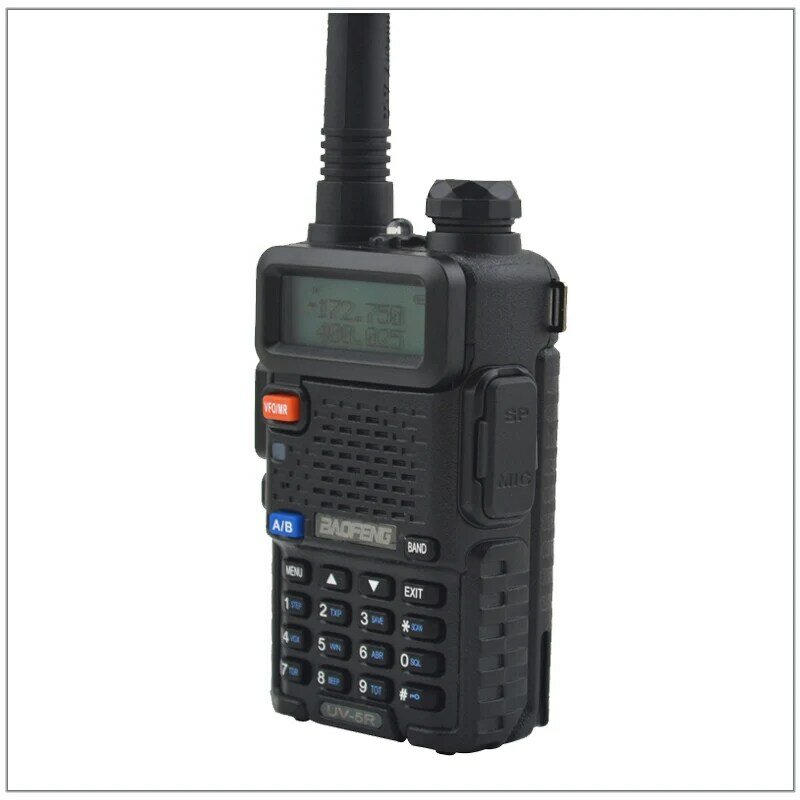 Baofeng dualband UV-5R جهاز لاسلكي لاسلكي 8 واط عالية الطاقة 136-174/400-520 ميجا هرتز اتجاهين راديو مع سماعة مجانية BF-UV5R