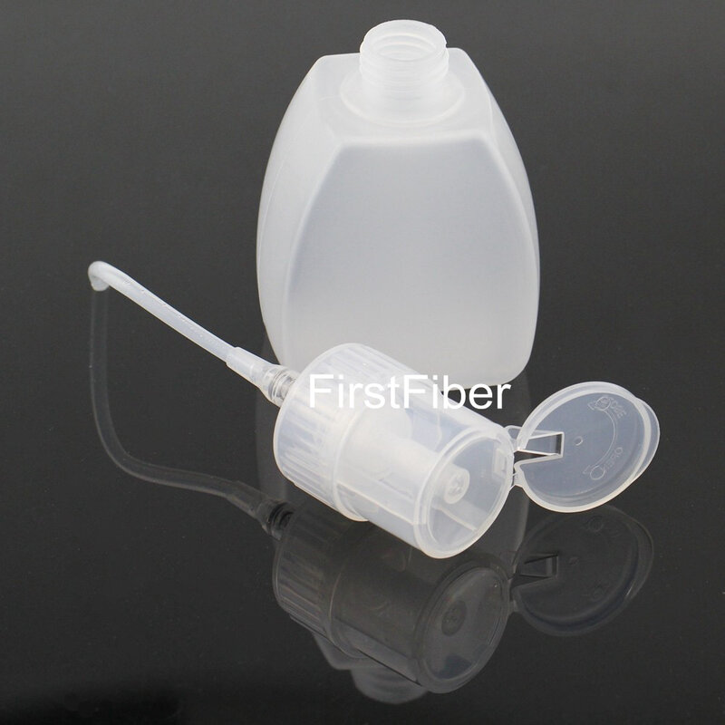 زجاجة بلاستيكية لتوزيع الكحول 250 مللي ، لتنظيف الألياف ، قبل الربط أو إدخال الألياف في موصل سريع
