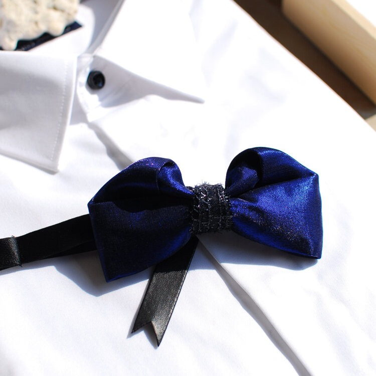 شحن مجاني جديد موضة الرجال الإناث امرأة Mercerized Rouyu سلسلة ربطة القوس فيونكة الزواج هدية حفلة في الغربية غطاء الرأس