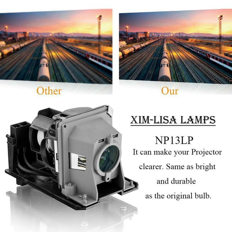 عالية الجودة العارض مصباح مع الإسكان NP13LP NP18LP ل NEC NP110 ، NP115 ، NP210 ، NP215 ، NP216 ، NP-V230X ، NP-V260 الخ.