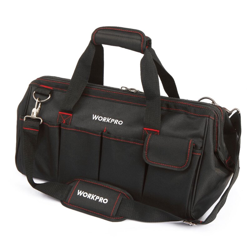 WORKPRO 18 بوصة/46 سنتيمتر أداة حقيبة كبيرة حقائب للأدوات حقائب hardwarehouse travel متعددة الوظائف أكياس