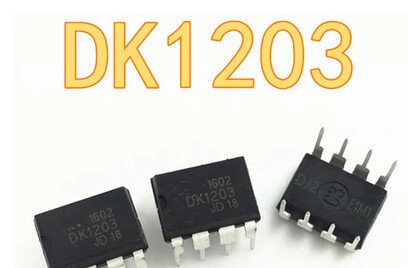 10 قطعة/الوحدة DK1203 DIP-8 منخفضة الطاقة قبالة خط تبديل امدادات الطاقة رقاقة التحكم الجديد الأصلي