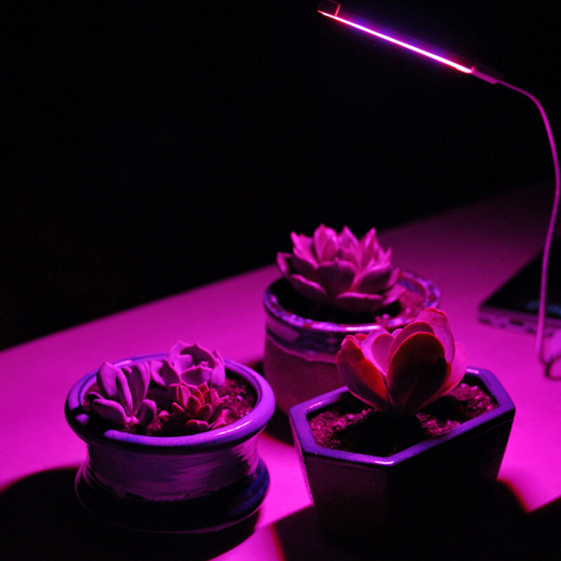 مصباح الزراعة المائية LED ، USB 5v dc ، 2.5W ، 4.5W ، طيف كامل ، محمول ، زراعة نباتية