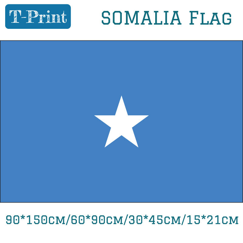 الصومال العلم الوطني 90*150 سنتيمتر 60*90 سنتيمتر علم سيارة 15*21 سنتيمتر 3x5ft شنقا العلم