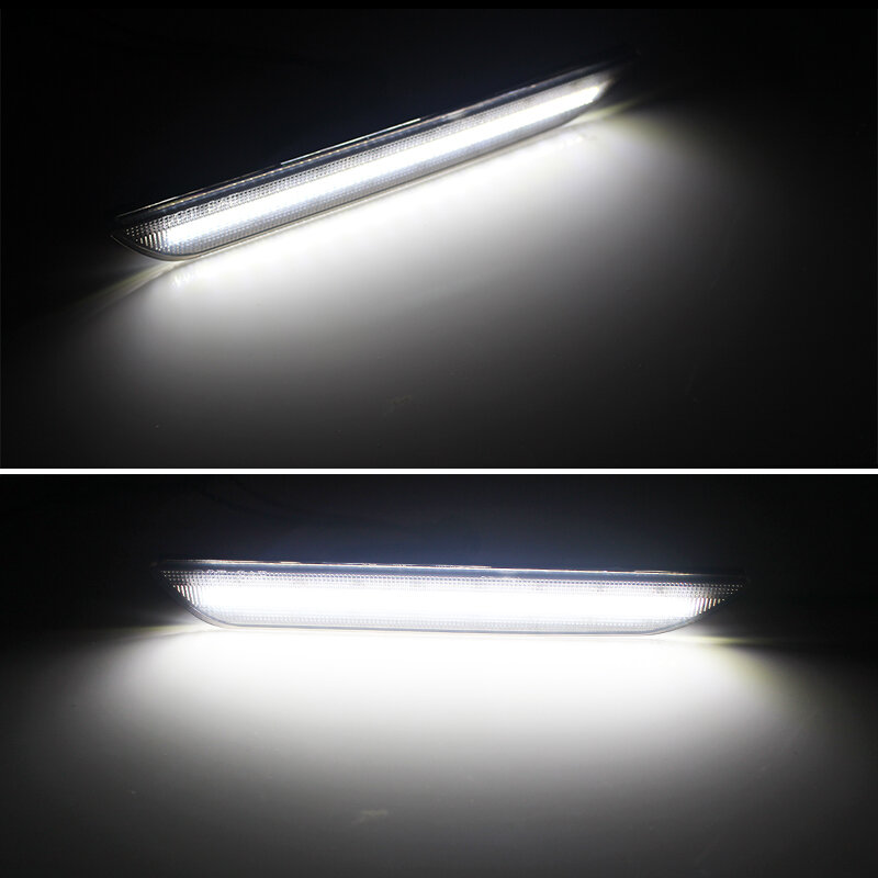 IJDM للسيارة موستانج مصابيح LED للعلامات الجانبية الخلفية مع 96-SMD-4014 أضواء LED لفورد موستانج 2015-2017 أبيض أحمر 12 فولت