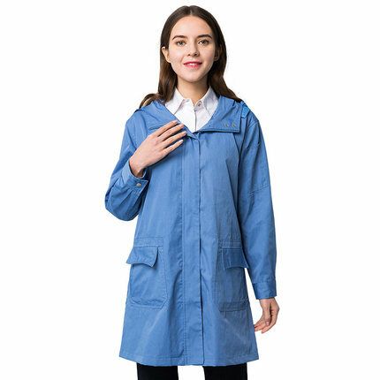 INSAHO المضادة للإشعاع دعوى الرجال والنساء مع غرفة الأدوات خندق معطف SHD025 ملابس العمل معطف غرفة التحكم
