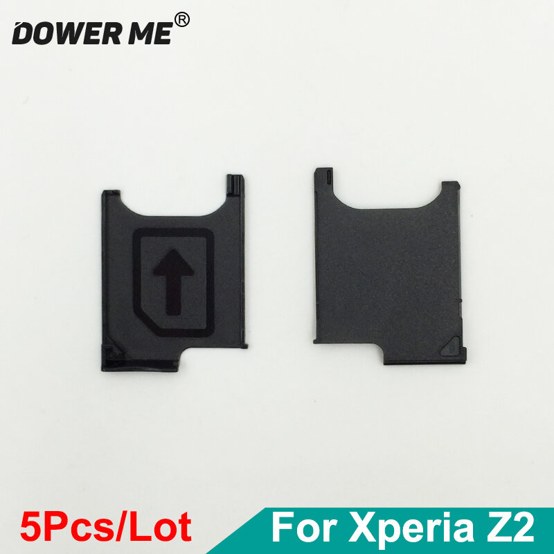 Dower لي 5 قطعة/الوحدة استبدال بطاقة Sim فتحة حامل سيم صينية لسوني اريكسون Z2 L50W D6503 لذلك-03