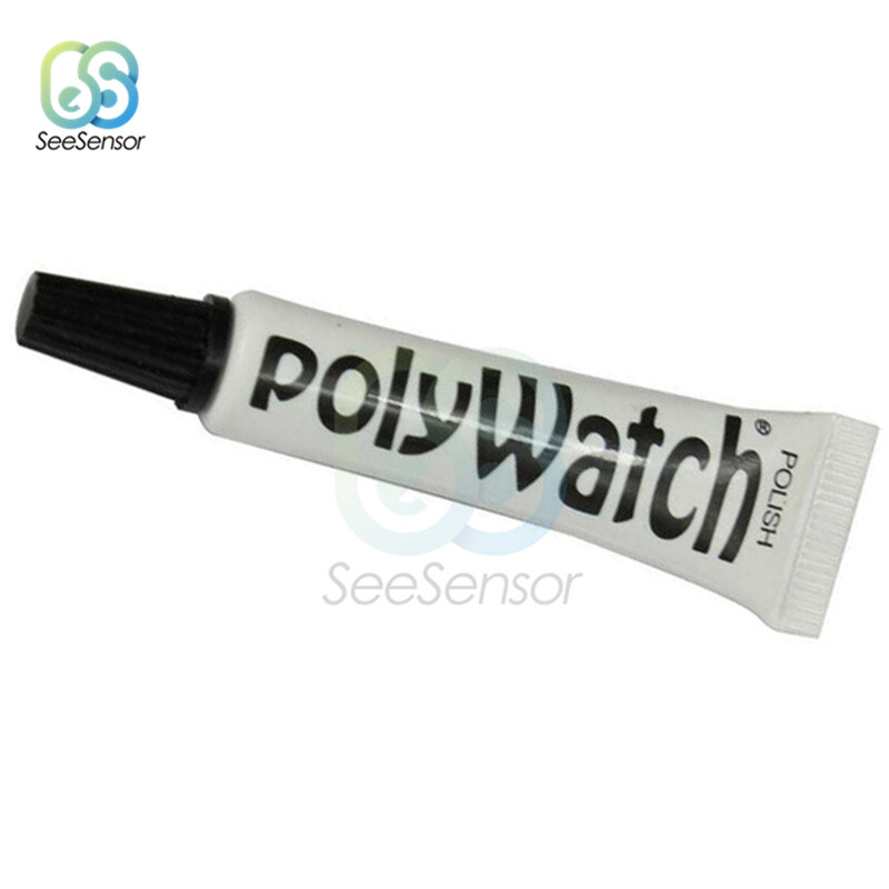 Polywatch ساعة بلاستيك ساعة أكريليك بلورات زجاج البولندية خدش مزيل نظارات إصلاح خمر 5g