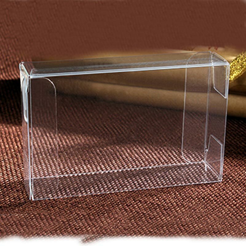 صندوق هدايا للمجوهرات ، صندوق بلاستيك شفاف ، عرض حزمة Pvc للزفاف/الكريسماس ، 200 قطعة ، 3 × 7 × 14