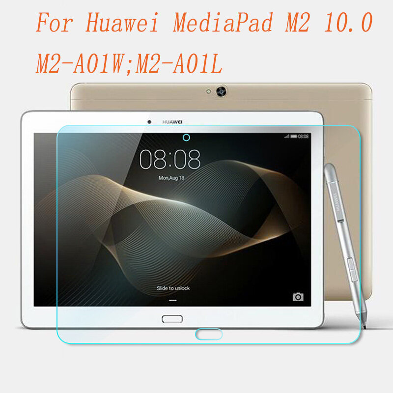 رقيقة جدا HD الزجاج المقسى لهواوي MediaPad M2 10.0 حامي الشاشة لهواوي MediaPad M2 10.0 بوصة اللوحي الزجاج فيلم 9H