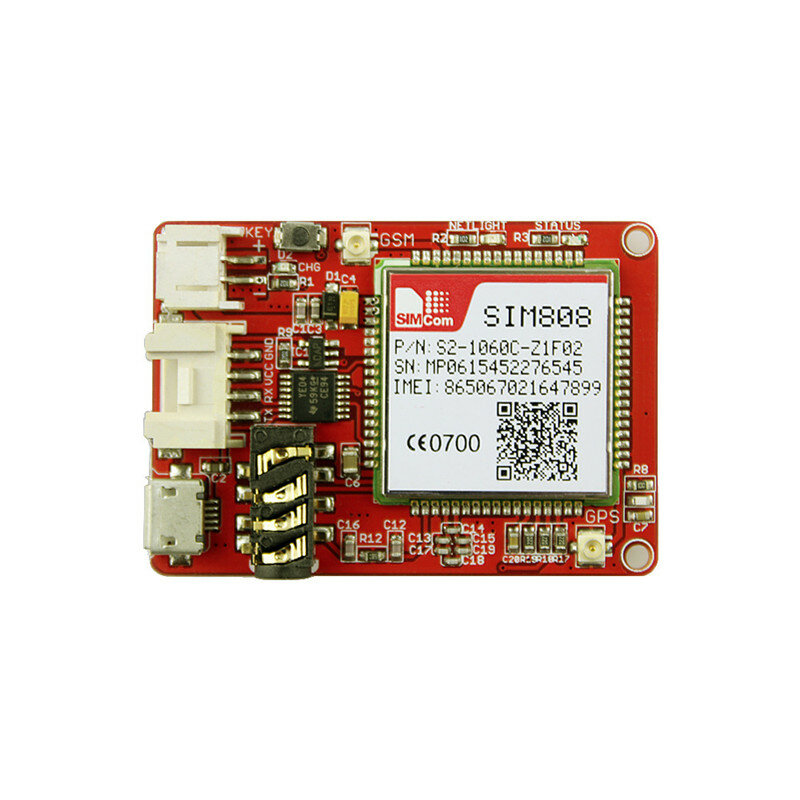 لوحة تطوير نظام تحديد المواقع جي بي آر إس GSM مع وحدة لوظيفة اثنين في واحد GSM ونظام تحديد المواقع مع بطارية ليثيوم 3.7 فولت
