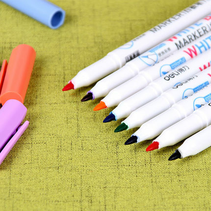 8 قطعة 8-لون المياه القائمة السبورة يمكن أن تمحى مكتب القلم التدريس