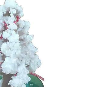 2019 10x6 سنتيمتر DIY بها بنفسك الأبيض ماجيك تزايد ورقة شجرة السحرية تنمو أشجار عيد الميلاد Arvore Magica اليابان الاطفال ألعاب علمية للأطفال