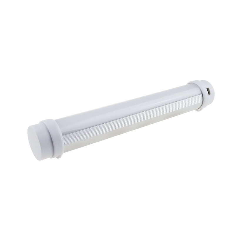 أنبوب LED خارجي 5 فولت ، USB قابل لإعادة الشحن ، مصباح طوارئ أبيض T8 ، مصباح يدوي محمول قابل للتعتيم للتخييم