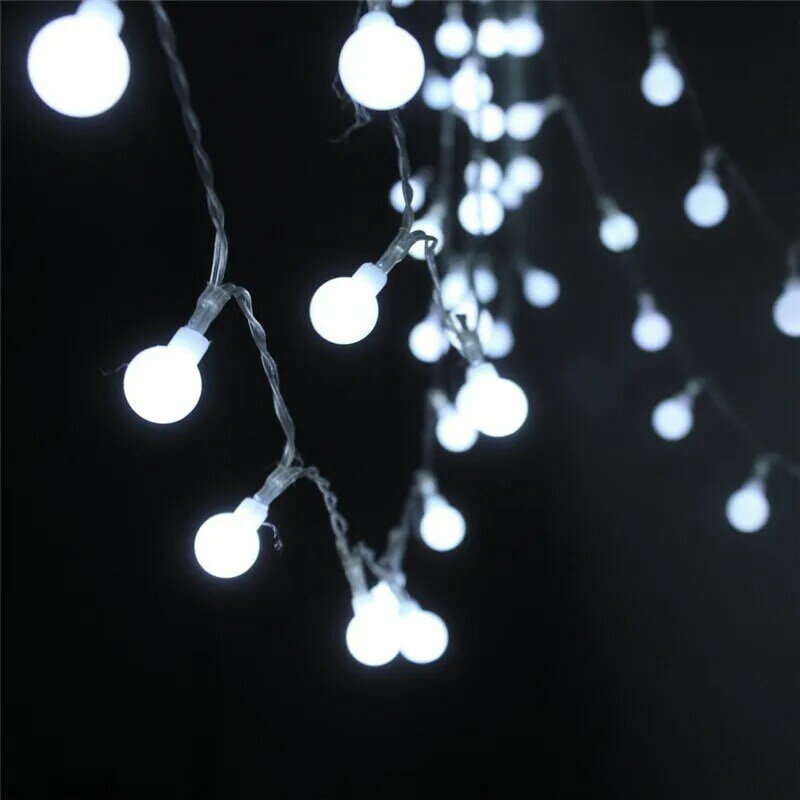 1.5 متر 3 متر 6 متر 10 متر الجنية جارلاند LED الكرة سلسلة أضواء مقاوم للماء ل شجرة عيد الميلاد الزفاف ديكور المنزل داخلي بطارية تعمل بالطاقة
