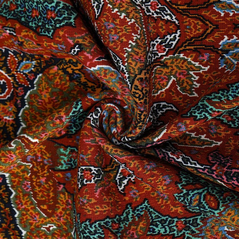 المرأة البلوزات 2017 yuzi. كلا بوهو جديد القطن الكتان blusas الأزهار طباعة بلوزة الوقوف الياقة الضفدع عقدة متماثلة قمصان B9157