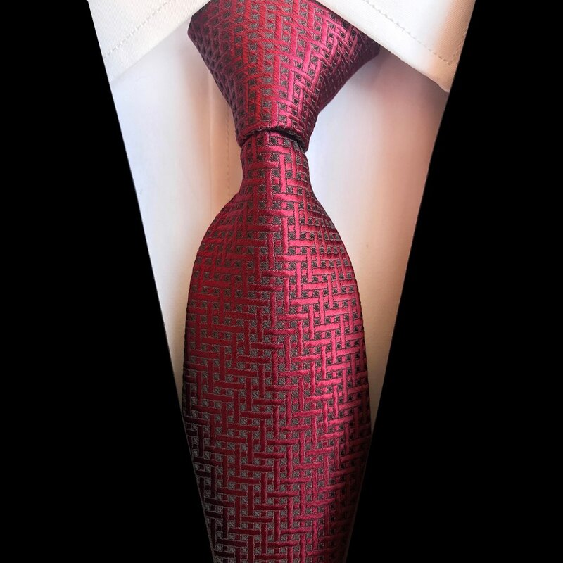 GUSLESON-ربطة عنق من الحرير الجاكار المنسوج للرجال ، ربطة عنق عادية مربعة ، بدلة ، ربطات عنق الزفاف ، إكسسوارات الملابس