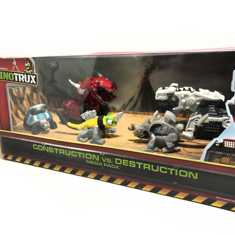 شاحنة لعبة ديناصور معدنية ، سيارة قابلة للإزالة ، سلسلة جديدة ، موديلات صغيرة ، هدية أطفال ، مجموعة صناديق من 5 موديلات