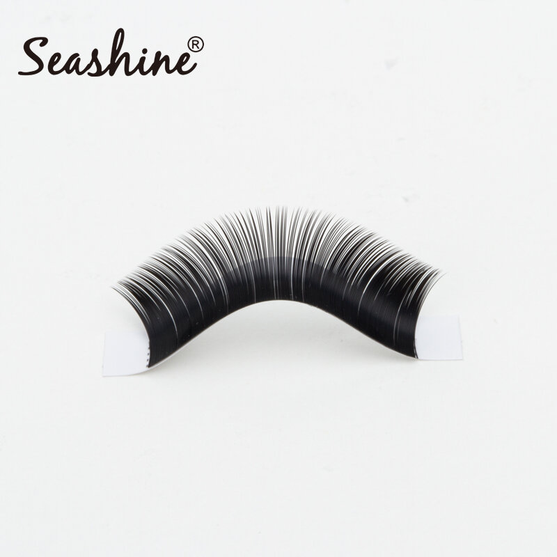 Seashine-رموش صناعية فردية C D L ، طويلة ، حرير ، تجعيد ، وصلات ، رموش صناعية