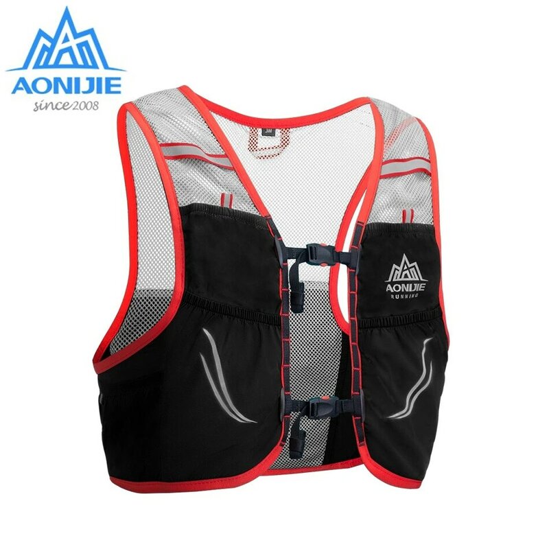 AONIJIE-حقيبة ظهر خفيفة الوزن C932 ، سترة للجري ، النايلون ، حزمة الترطيب ، ركوب الدراجات ، ماراثون ، محمولة ، المشي لمسافات طويلة ، 2.5 لتر