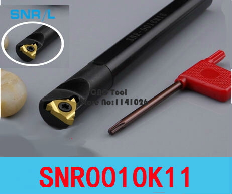 أداة تخريم داخلية ، SNR0010K11/ SNL0010K11 ، حامل أداة ملولبة للمخرطة الداخلية ، أدوات قضبان CNC