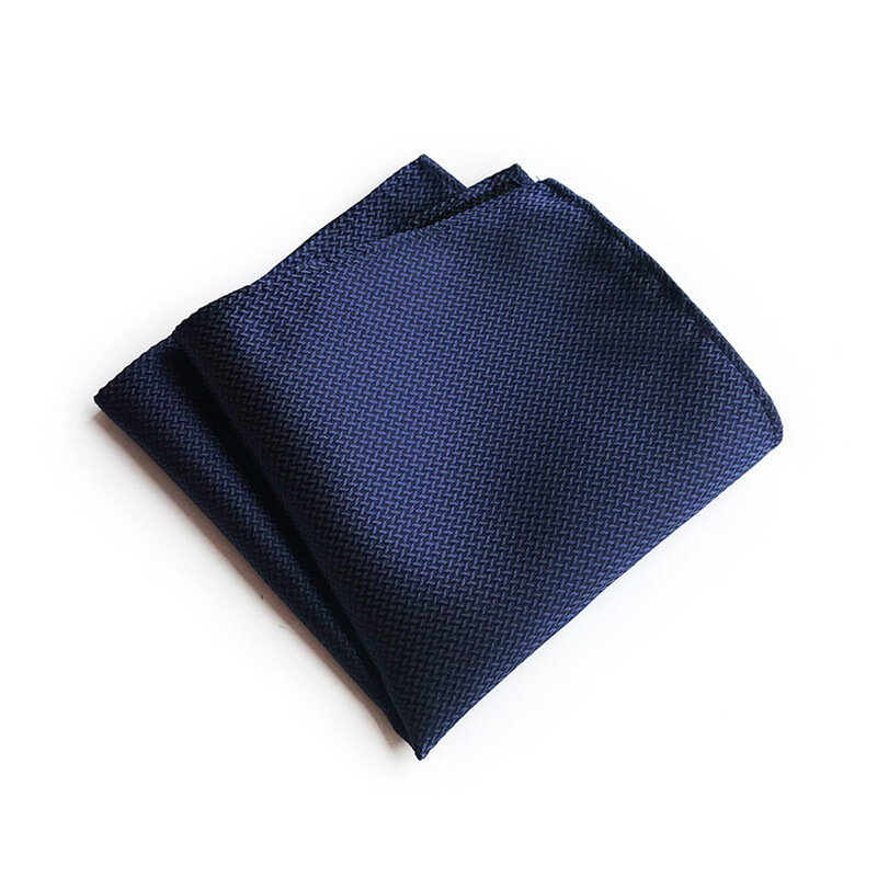 منشفة جيب بوليستر أحادية اللون 25x25 سنتيمتر ، بدلة عمل ، وشاح مربع