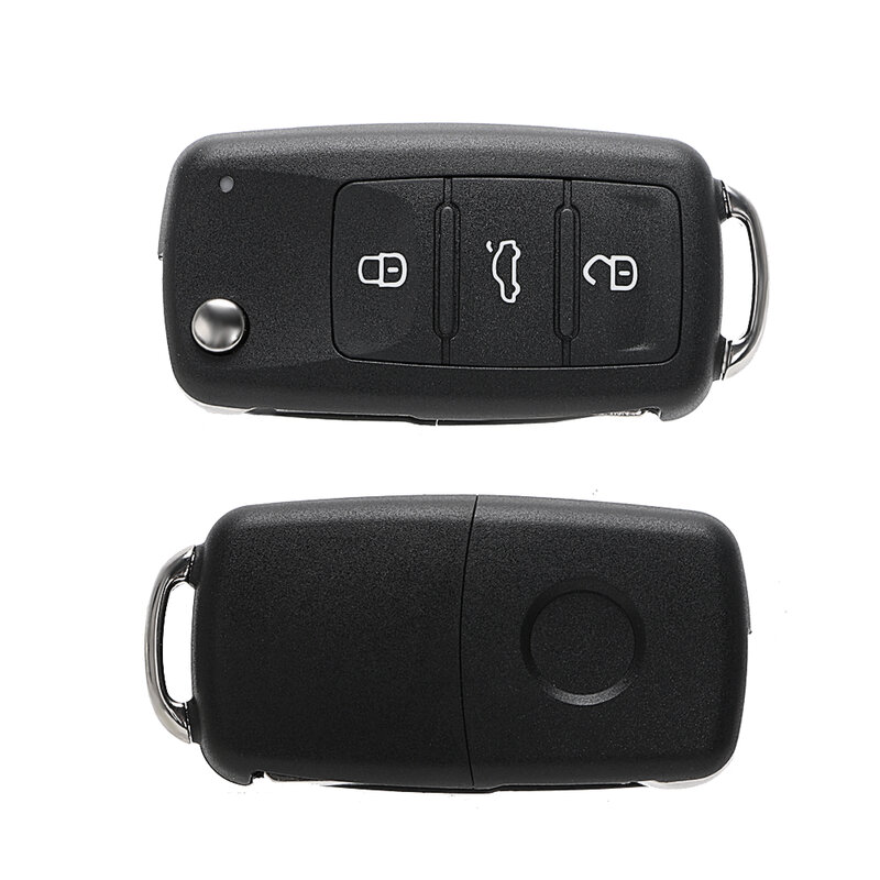 3 أزرار مفتاح السيارة قذيفة الوجه البعيد ل بيتل/العلبة/Eos/جولف/جيتا/بولو/شيروكو/تيجوان/توران/UP ل VW فارغة مفاتيح غطاء