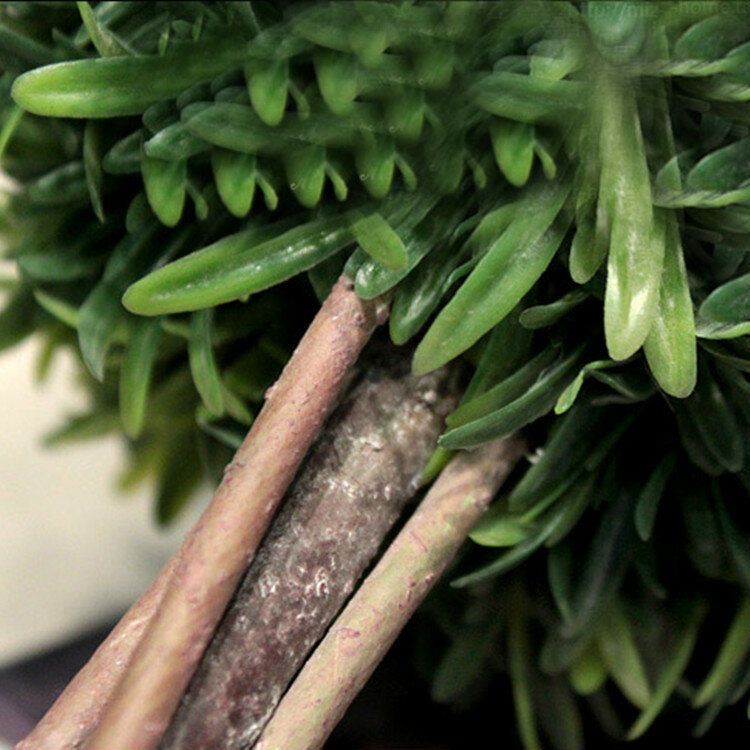 خاصة! 15 يوان الأخضر بوعاء النبات محاكاة نماذج انفجار الإبداعية شجرة كبيرة الحلي مصنعين روث كرة واحدة