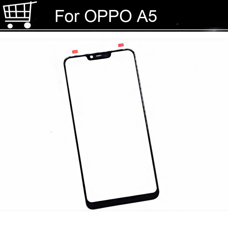ل OPPO A5 الجبهة الخارجي زجاج عدسة لوحة اللمس شاشة ل OPPO A 5 LCD اللمس الزجاج OPPOA5 لمس إصلاح أجزاء