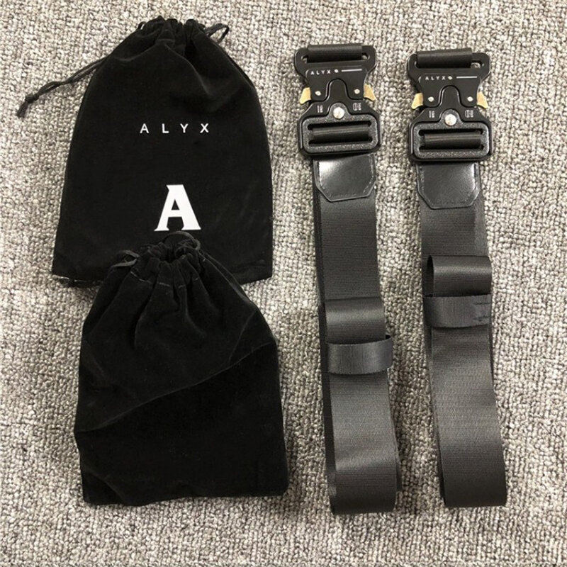 أليكس رولركوستر حزام أمان 1017 أليكس 9SM للجنسين مشبك معدني قماش حزام هيب هوب