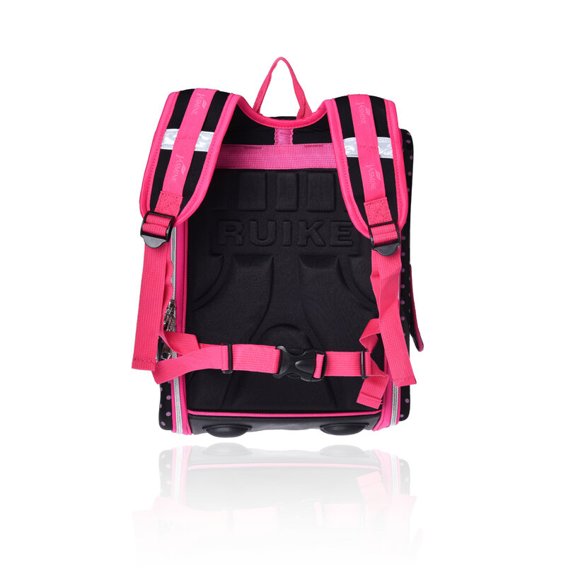 Wenjie-حقيبة ظهر للأطفال قابلة للطي ، حقيبة مدرسية لتقويم العظام للأولاد والبنات ، mochila infantil