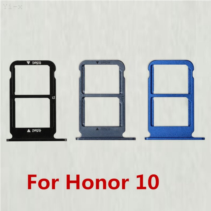 سيم حامل بطاقة لهواوي الشرف 10 Honor10 سيم فتحة للبطاقات صينية استبدال أجزاء