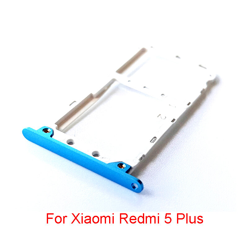قطع غيار محول لـ Xiaomi Redmi 5 Plus ، حامل بطاقة SIM ، جديد