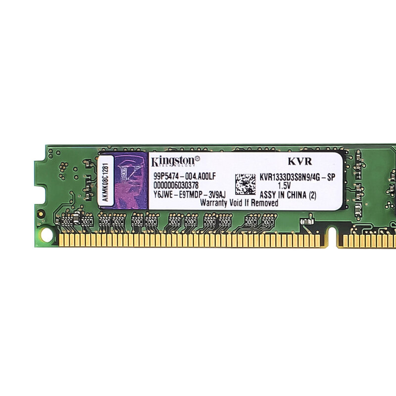 ذاكرة عشوائية RAM كينغستون الأصلي 2GB PC2 DDR2 4GB DDR3 8GB 667MHZ 800MHZ 1333MHZ 1600MHZ 8GB وحدة الذاكرة سطح المكتب الكمبيوتر