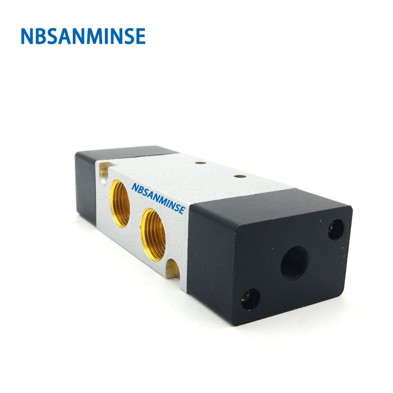 NBSANMINSE 4A310 4A320 4A330 G1/4 3/8 هوائي التحكم صمام الهواء AIRTAC نوع اثنين موقف خمسة طريقة ثلاثة موقف خمسة طريقة