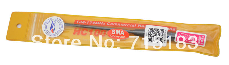 2014 جديد SMA-موصل ذكر الأصل الحصاد النسور هوائي HC100 VHF 134-174MHz التجاري هاندي هوائي للإذاعة هام