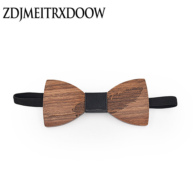 جديد 2018 كلاسيكي ريشة نوبل الخشب ربطة القوس فيونكة s للرجال بدل زفاف رابطة خشبية ربطة القوس فيونكة فراشة شكل bowknot