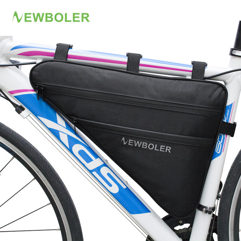 2021 NEWBOLER دراجة كبيرة مثلث حقيبة الدراجة الإطار الأمامي أنبوب حقيبة مقاوم للماء الدراجات حقيبة السلة Ebike أداة حقيبة الملحقات XL