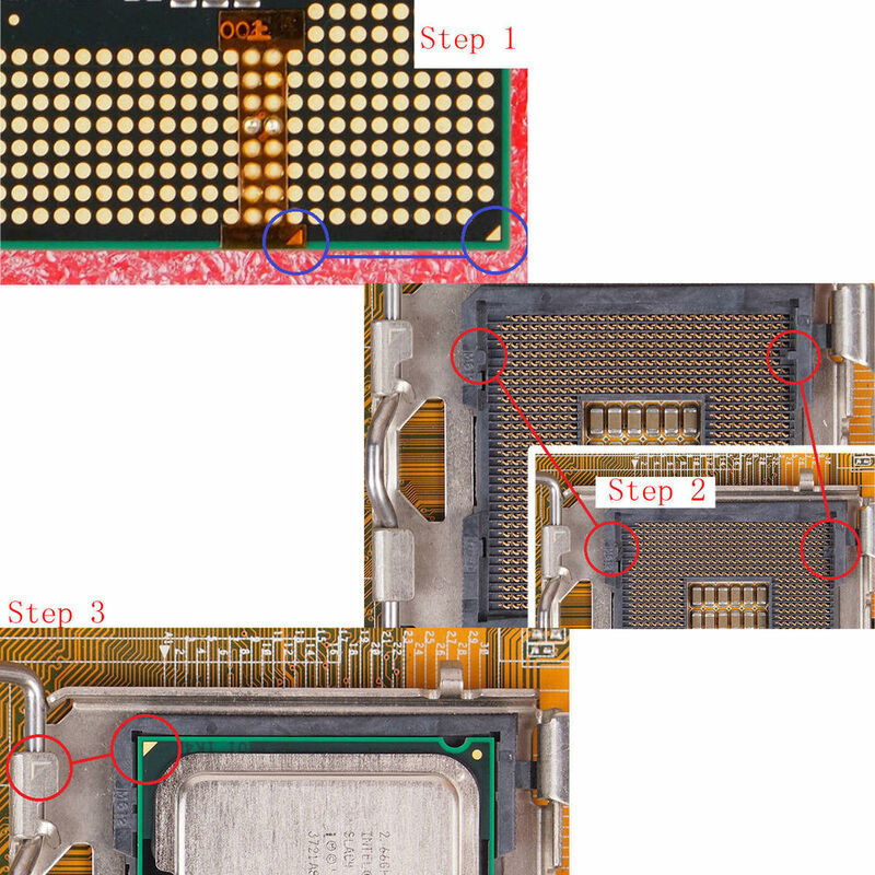 ل 10 قطعة/الوحدة x محول LGA 771 إلى 775 XEON Mod إلى Core 2 رباعية CPU - mod ملصق الضمان 1 سنة
