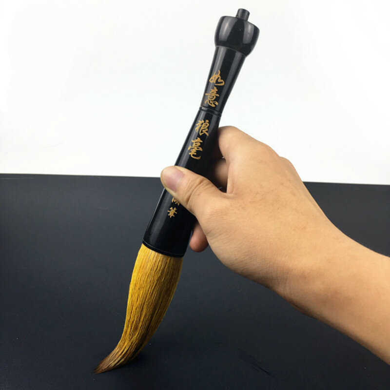قلم رصاص كبير الحجم على شكل قرن ثور ، لوازم الرسم ، فرشاة الخط ، قلم رصاص احترافي