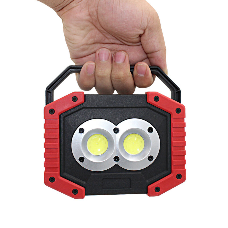 COB LED المحمولة الكاشف فانوس في الهواء الطلق 3-وضع أضواء الطوارئ مصباح للتخييم خيمة صغيرة للمعسكرات والشواطئ يمكن حملها في شنطة اليد الخفيفة