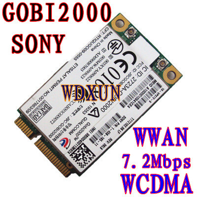 3g hspa بطاقة gobi2000 HSPA/UMTS حافة/GPRS/GSM EV-DO/CDMA GPS