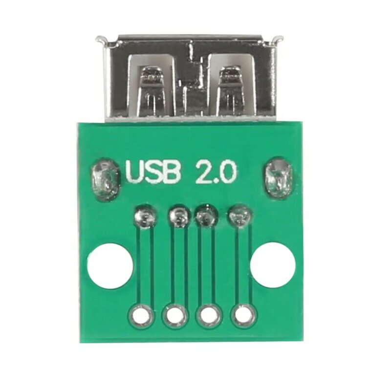 محول USB من النوع A أنثى إلى DIP 2.54 مللي متر ، محول لوحة PCB ، موصل لوحة Arduino PCB ، 10 قطعة