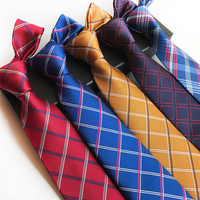 HOOYI-ربطة عنق زفاف مربعة للرجال ، ربطات عنق عصرية للمكتب