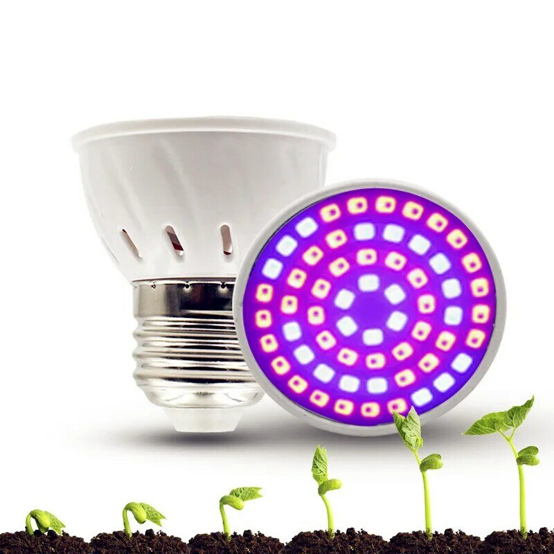 مصباح نمو LED كامل الطيف ، E27 E14 GU10 MR16 ، 3 واط ، 4 واط ، 5 واط ، 110 فولت ، 220 فولت ، مصباح نمو النبات ، للزهور الداخلية ، النباتات والخضروات