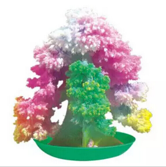 IWish 2019 7x6 سنتيمتر DIY بها بنفسك متعدد الألوان ماجيك تزايد ورقة شجرة سحرية تنمو أشجار عيد الميلاد Wunderbaum الاطفال ألعاب علمية للأطفال