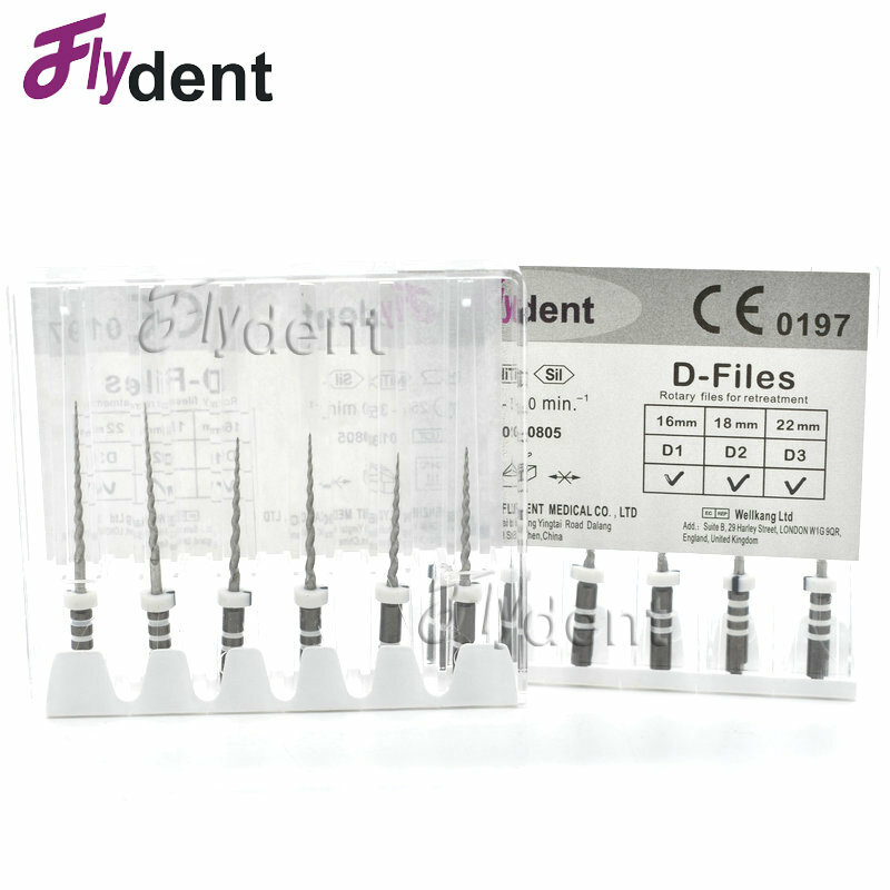 الأسنان سوبر D ملفات الأسنان الروتاري ملفات D1 D2 D3 اللبية إعادة معالجة استخدام ل الجذر قناة تنظيف طب الأسنان إندو أداة
