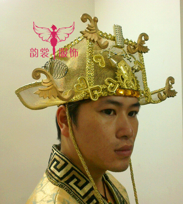 قبعة الرجال الأثرياء الصينية القديمة YuanWaiYe قبعة
